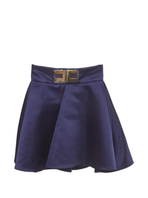 Elisabetta Franchi high-waisted pleated mini skirt Blue 1382406