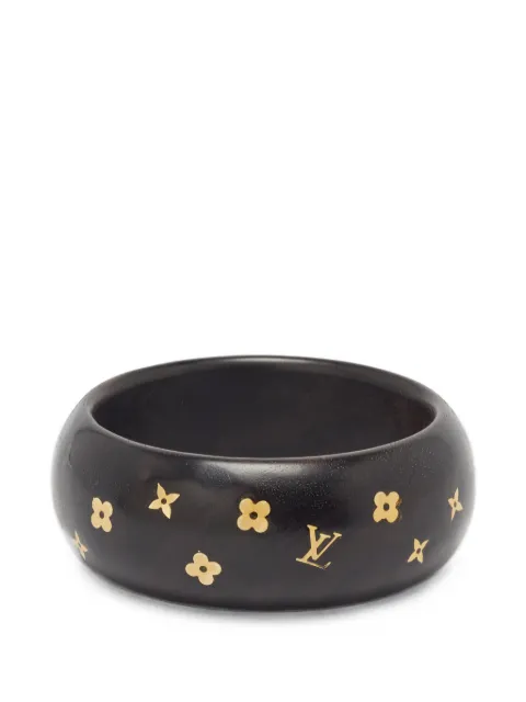 Louis Vuitton Pre-Owned Sylvania bangle bracelet Black 1395153