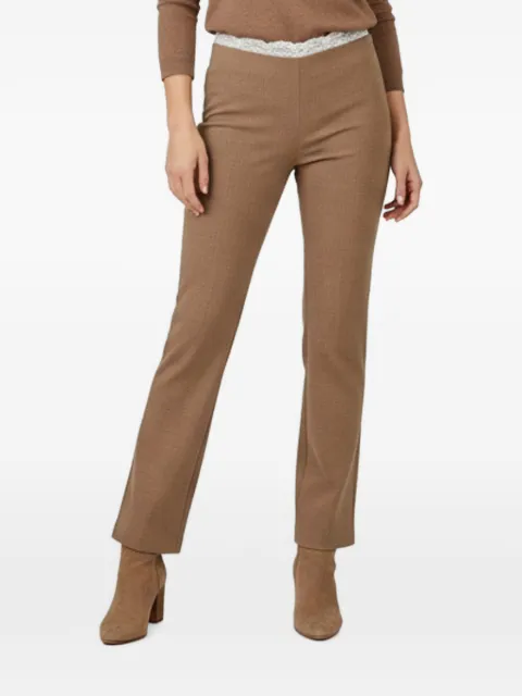 Magda Butrym embellished straight-leg trousers Brown 1380903