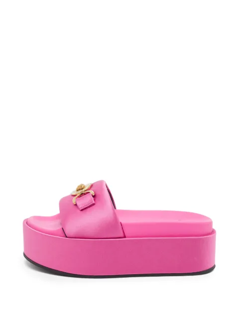 Versace Pre-Owned La Medusa platform sandals Pink 1394795