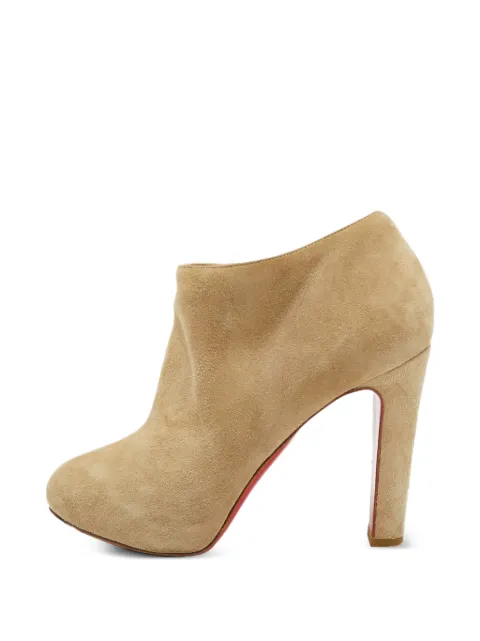 Christian Louboutin Pre-Owned suede ankle boots Neutrals 1383327