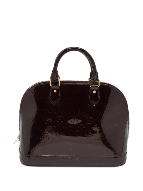 Louis Vuitton Pre-Owned 2011 Alma Monogram Vernis tote bag Red 1398008