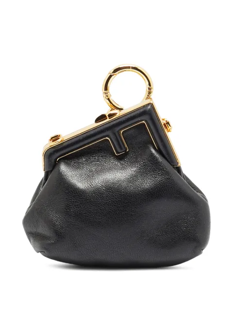 Fendi Pre-Owned Fendi First Nano bag charm Black 1389612