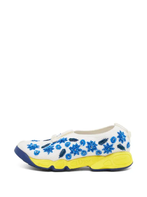 Christian Dior Pre-Owned Fusion embellished sneakers White 1389578