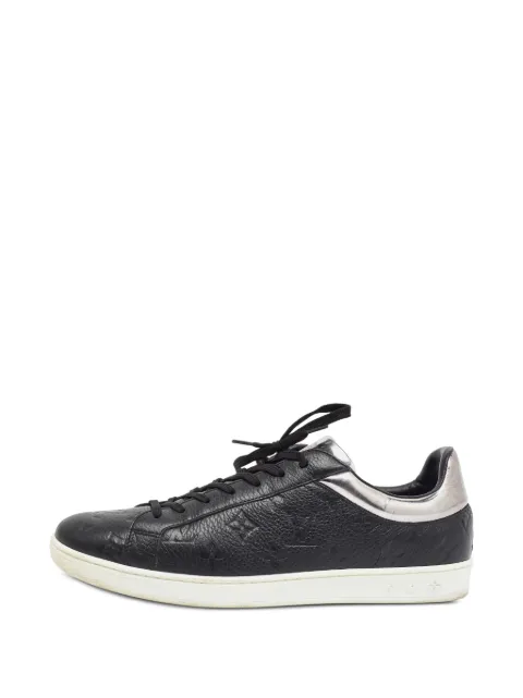 Louis Vuitton Pre-Owned Resort monogram-pattern sneakers Black 1384355