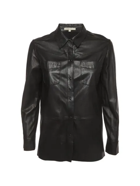 Maje Fedda button-down shirt jacket Black 1386933