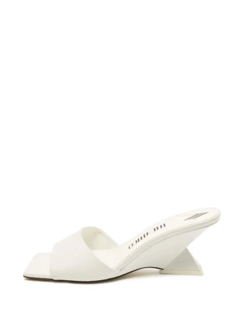 The Attico Cheope sculptural sandals White 1397035