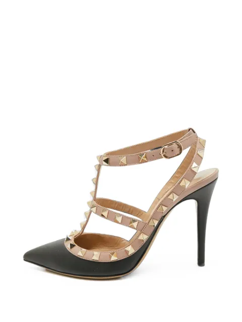Valentino Garavani Pre-Owned Rockstud caged pumps Black 1387636