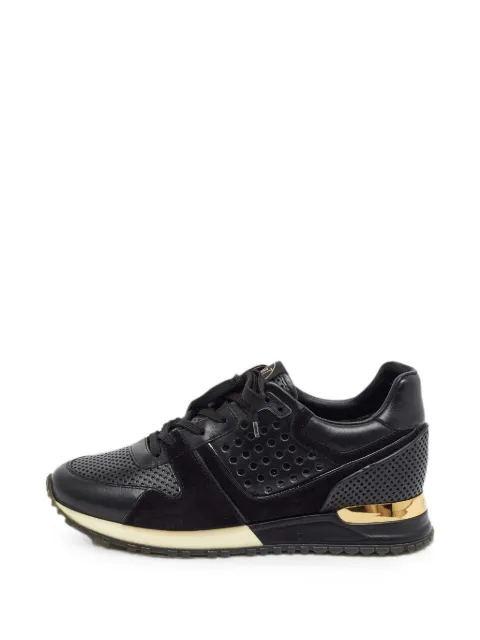 Louis Vuitton Pre-Owned Run Away panelled low-top sneakers Black 1399281