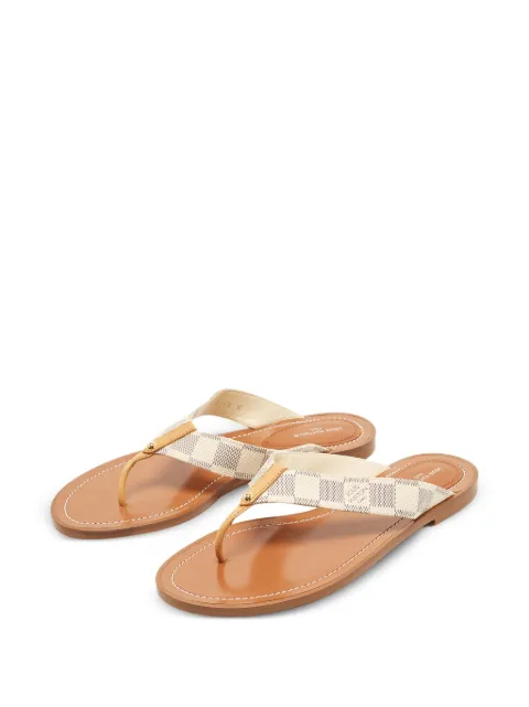 Louis Vuitton Pre-Owned Damier Azur sandals Neutrals 1394861