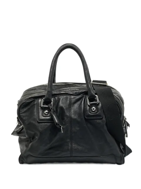 Dolce & Gabbana Pre-Owned multi-zip duffel bag Black 1387699