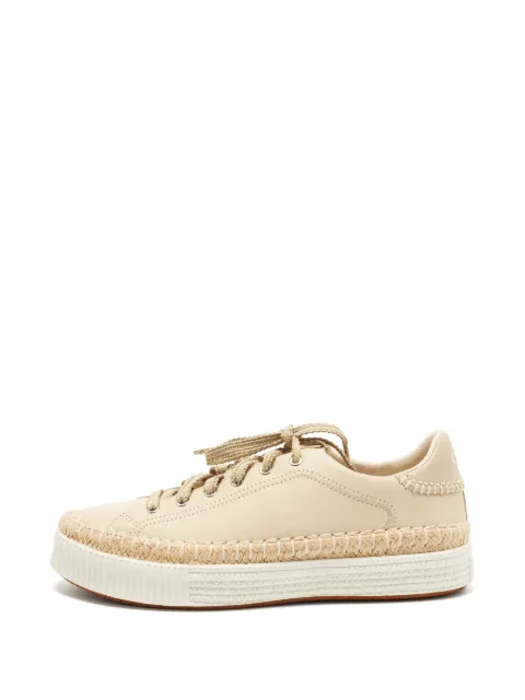 Chloé Pre-Owned Telma lace-up low-top sneakers Neutrals 1391979