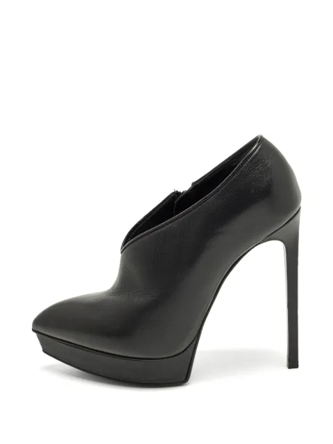 Saint Laurent Pre-Owned leather boots Black 1294399