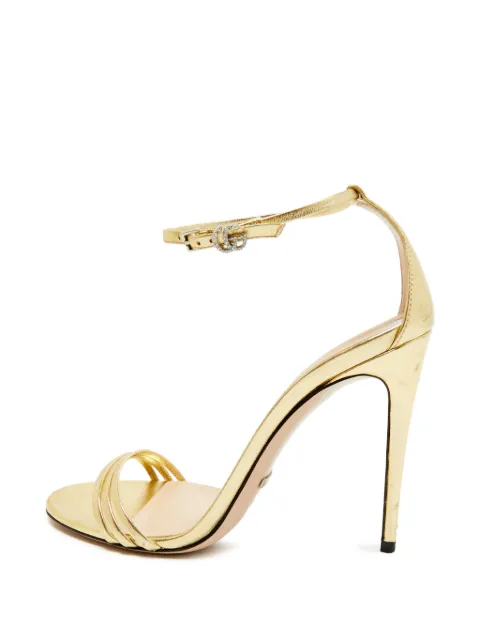 Gucci Pre-Owned Double G buckle sandals Gold 1393990