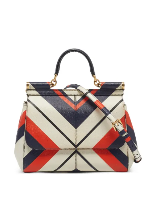 Dolce & Gabbana Pre-Owned medium Miss Sicily printed tote bag White 1403551