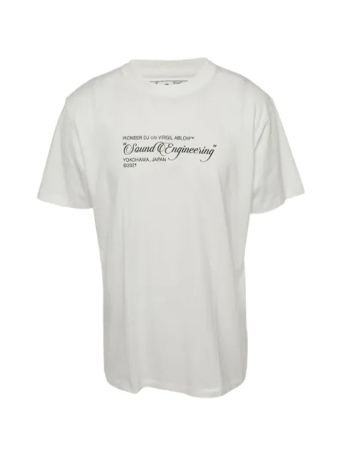 Off-White Pre-Owned graphic-print crew-neck T-shirt White 1388987