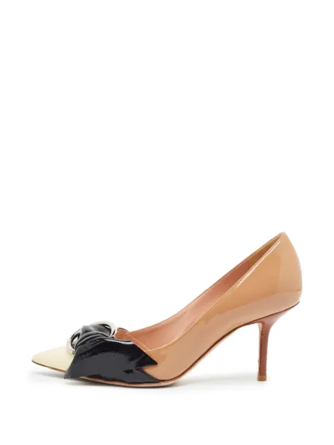 Christian Dior Pre-Owned buckled pointed-toe pumps Neutrals 1389637