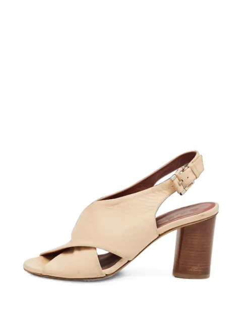 Loro Piana Pre-Owned crossover slingback sandals Neutrals 1396956