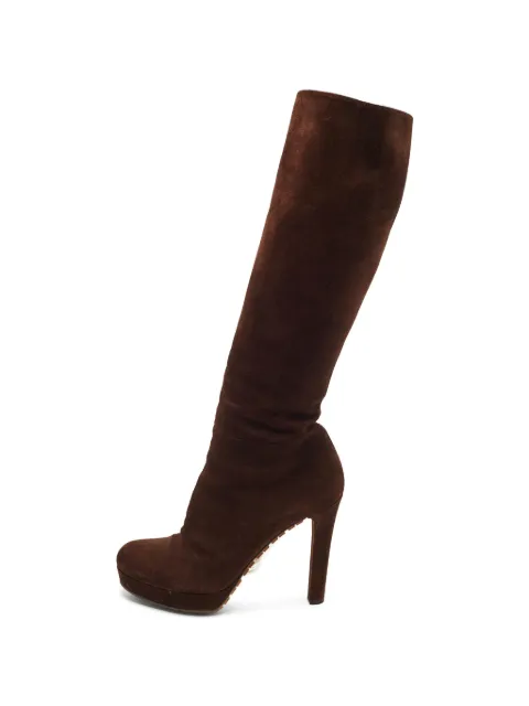 Gucci Pre-Owned platform knee-length boots Brown 1398531