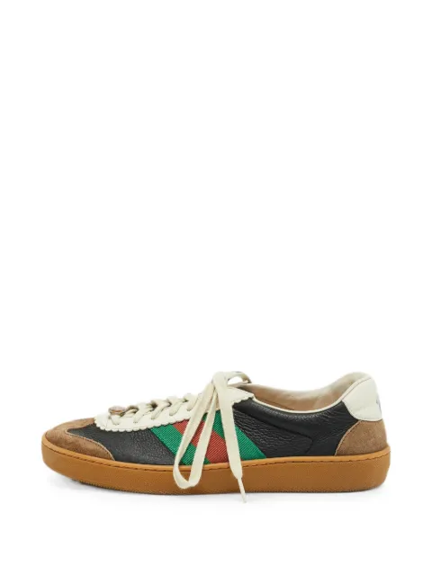 Gucci Pre-Owned G74 Web sneakers Black 1381775