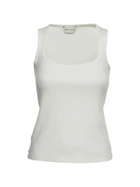 Magda Butrym 2023 rib-knit tank top White 1381454
