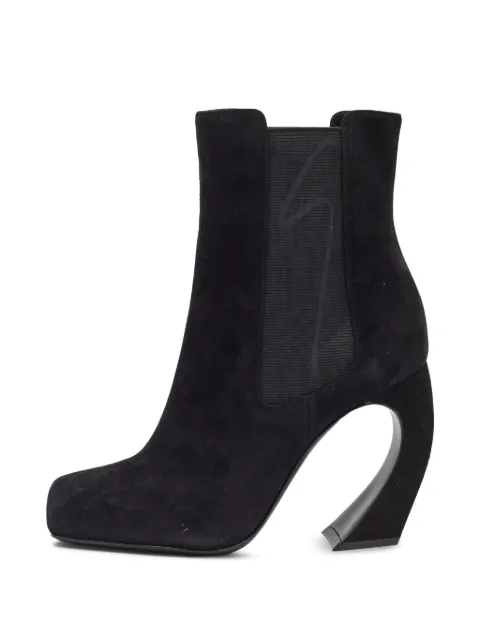 Giuseppe Zanotti Vintage Starwars suede ankle boots Black 1387659
