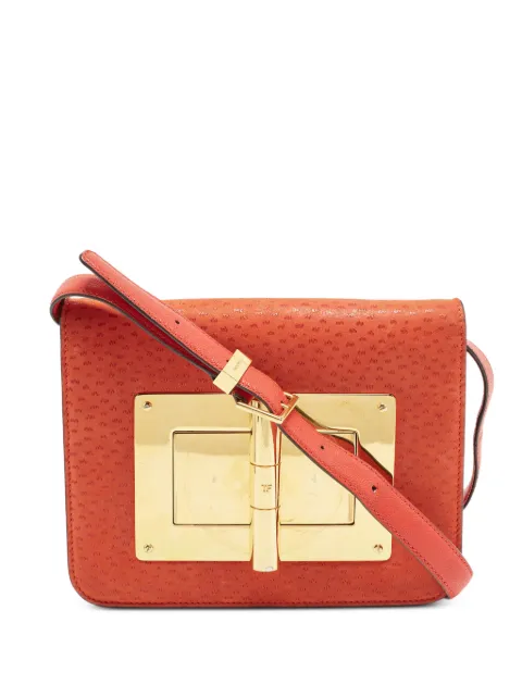 Tom Ford Vintage Natalia nubuck crossbody bag Orange 1381487