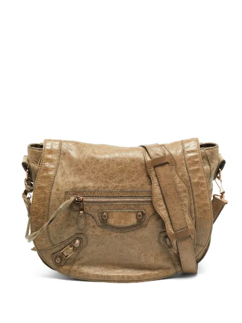 Balenciaga Pre-Owned Neo Folk crossbody bag Neutrals 1387715