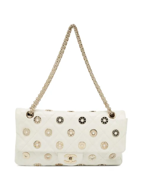 CHANEL Pre-Owned 2010-2011 quilted medallion shoulder bag White 1399167