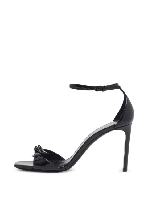 Saint Laurent Pre-Owned Bea 90 ankle-strap heeled sandals Black 1399229