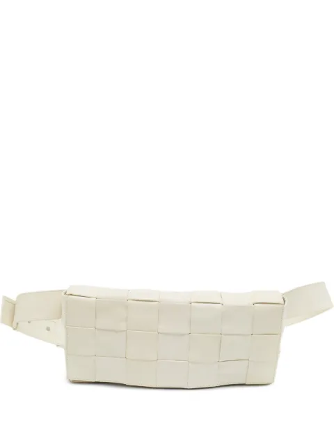 Bottega Veneta Pre-Owned Cassette Intreccio belt bag White 1401741