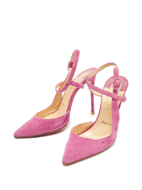 Christian Louboutin Pre-Owned Jenlove ankle-strap pumps Pink 1381503