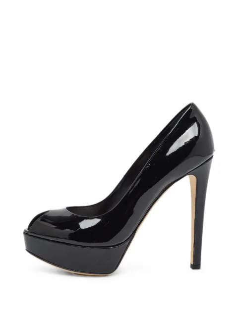 Christian Dior Pre-Owned leather heeled pumps Black 1397309