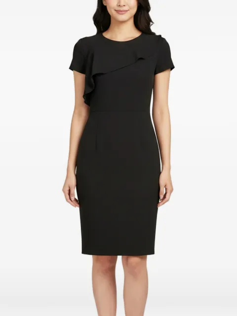Maje Fanny flounced mini dress Black 1400821