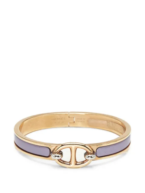 Hermès Pre-Owned Mini Clic Chaîne d'Ancre bracelet Gold 1390239