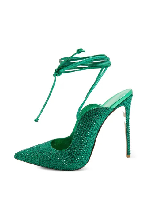 Le Silla crystal-embellished heeled pumps Green 1389815