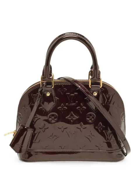 Louis Vuitton Pre-Owned Alma BB Monogram Vernis handbag Red 1386432