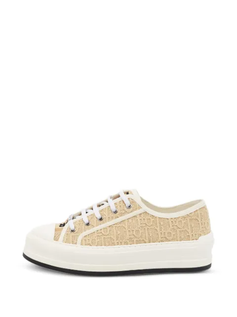 Christian Dior Pre-Owned Walk'n'Dior Oblique low-top sneakers Neutrals 1404047