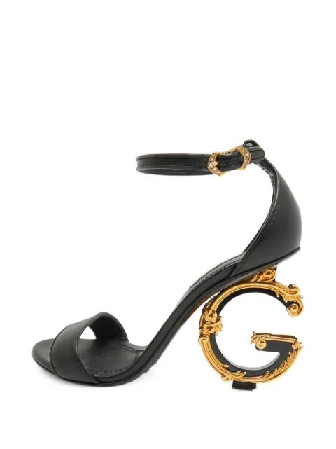 Dolce & Gabbana Pre-Owned Keira ankle strap sandals Black 1383506
