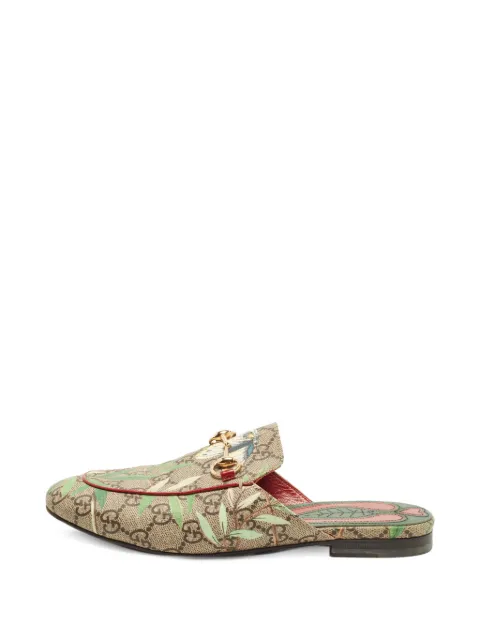 Gucci Pre-Owned Princetown horsebit-detail mules Neutrals 1390995