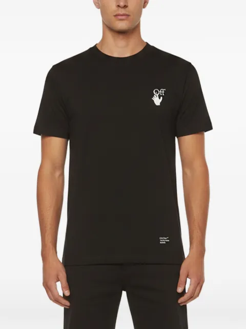 Off-White Pre-Owned Arrows printed T-shirt Black 1384412