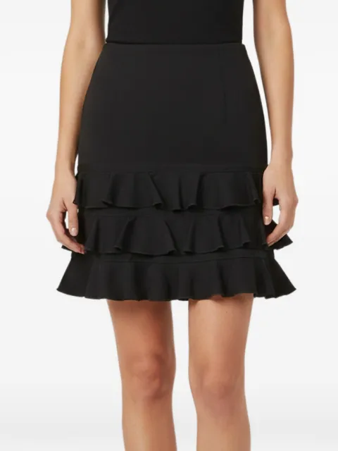 Moschino Pre-Owned ruffled mini skirt Black 1382885