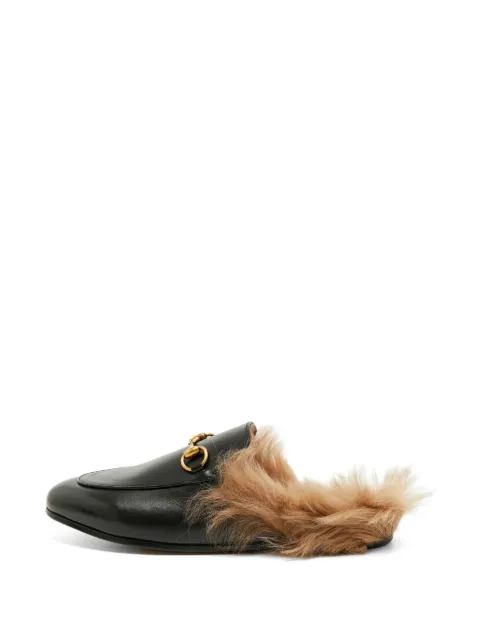 Gucci Pre-Owned Princetown horsebit flat mules Black 1383484