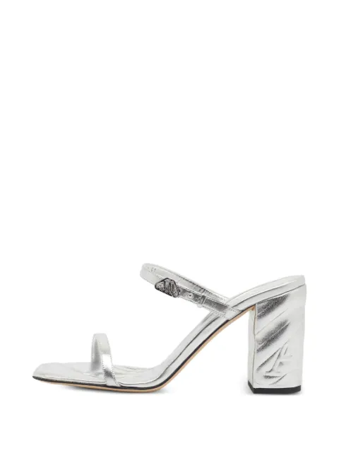 Alexander McQueen Pre-Owned Seal sculptural sandals Silver 1393613