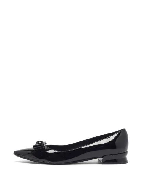 Ferragamo Pre-Owned Vara bow ballet flats Black 1392689