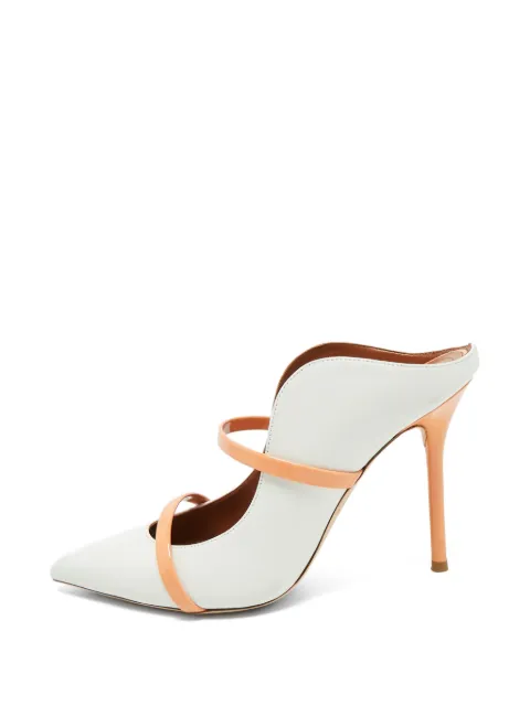 Malone Souliers Maureen curved-strap pumps White 1389535