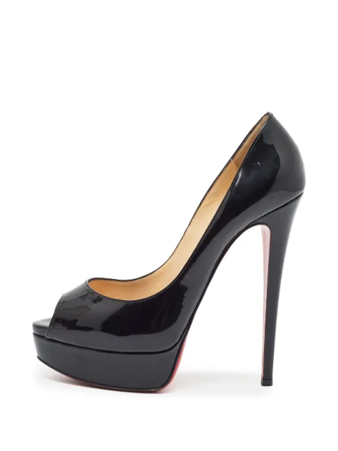 Christian Louboutin Pre-Owned Very Prive peep-toe pumps Black 1388037