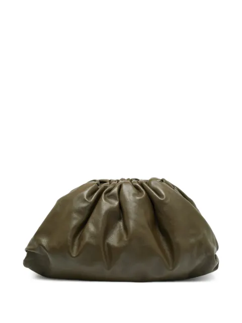 Bottega Veneta Pre-Owned The Pouch leather clutch bag Green 1380868