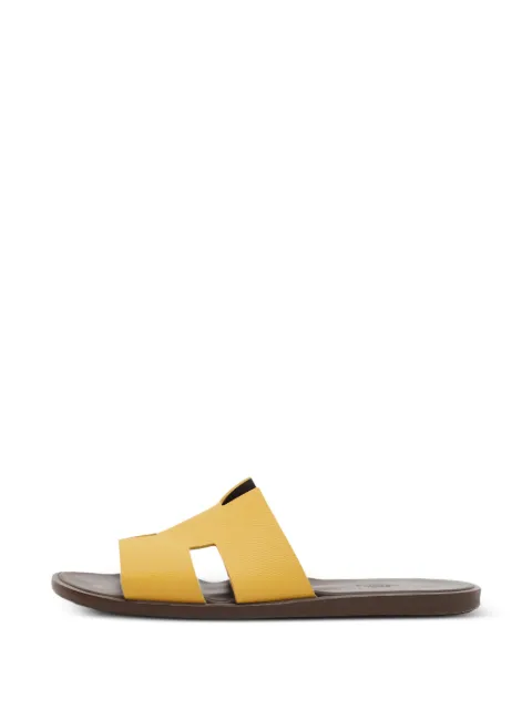 Hermès Pre-Owned Izmir H-cutout sandals Yellow 1396869