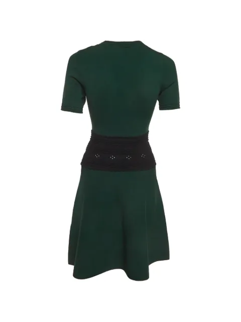 SANDRO short-sleeves mini dress Green 1389953